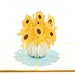 Liif Sunflower Pop up Card, Pop up Floral Card, 3D Greeting Card for All Occasions, Birthday, Mother's Day, Anniversary, Get Well, Wedding 