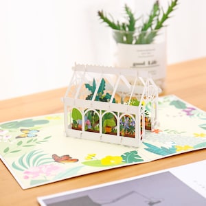 Liif Greenhouse Mothers Day Card, 3D Pop Up Mothers Day Card image 5