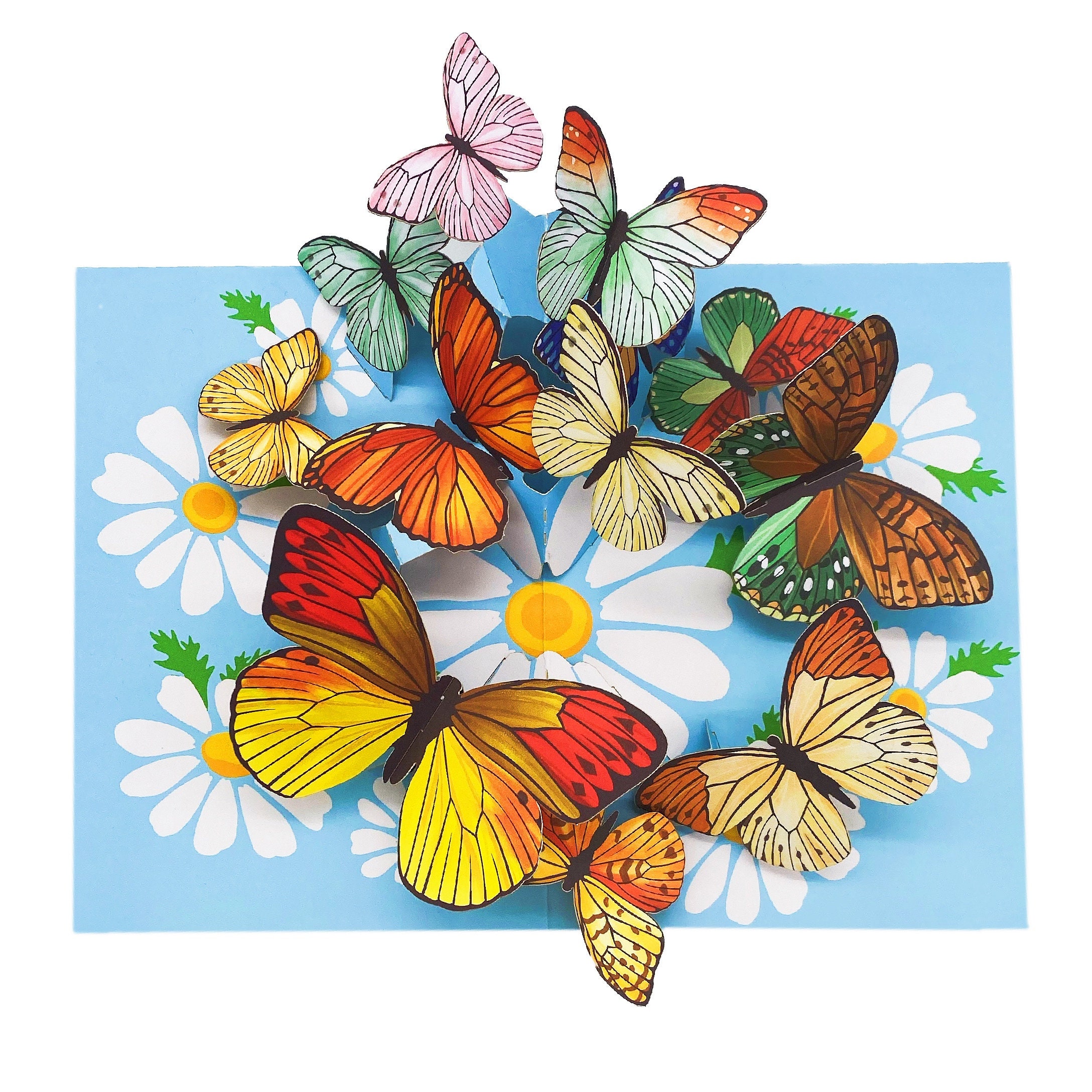 Butterfly 3D Pop up Card, Handmade Greeting Card - Etsy