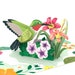 Liif Hummingbird Mother's Day 3D Greeting Pop Up Card, Mother's Day Card, Bird Card, Cute Birthday Card, Bird Loving Gift, Thinking Of You 