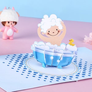 Liif Baby Shower 3D Groet Pop Up Card, Baby Shower Card, Pasgeboren Aankondiging, Gefeliciteerd, Nieuwe Baby