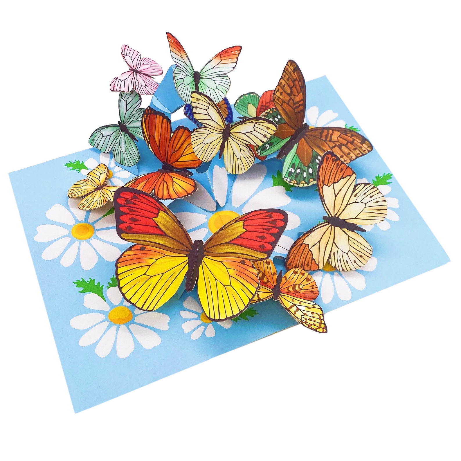 Butterfly 3D Pop up Card, Handmade Greeting Card - Etsy