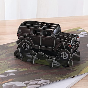 Accessori per auto da esterno, biglietto di compleanno per lui, fidanzato, marito, papà, biglietto per la festa del papà, camion, avventura, carta di pensionamento