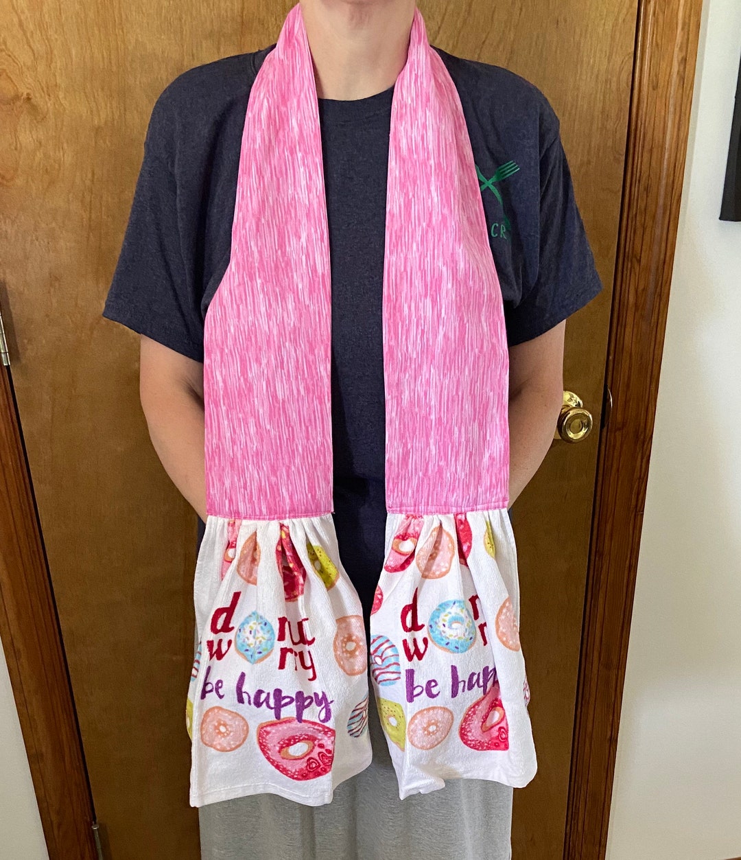 Kitchen Towel Scarf Etsy