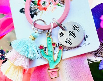 cacti keychain cute cactus midwest gifts Cactus keychain glitter cacti keychain gifts for her midwest decor epoxy cactus
