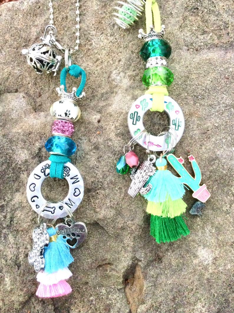 Rear View Mirror Accessories/cactus Car Accessories/rear View Etsy