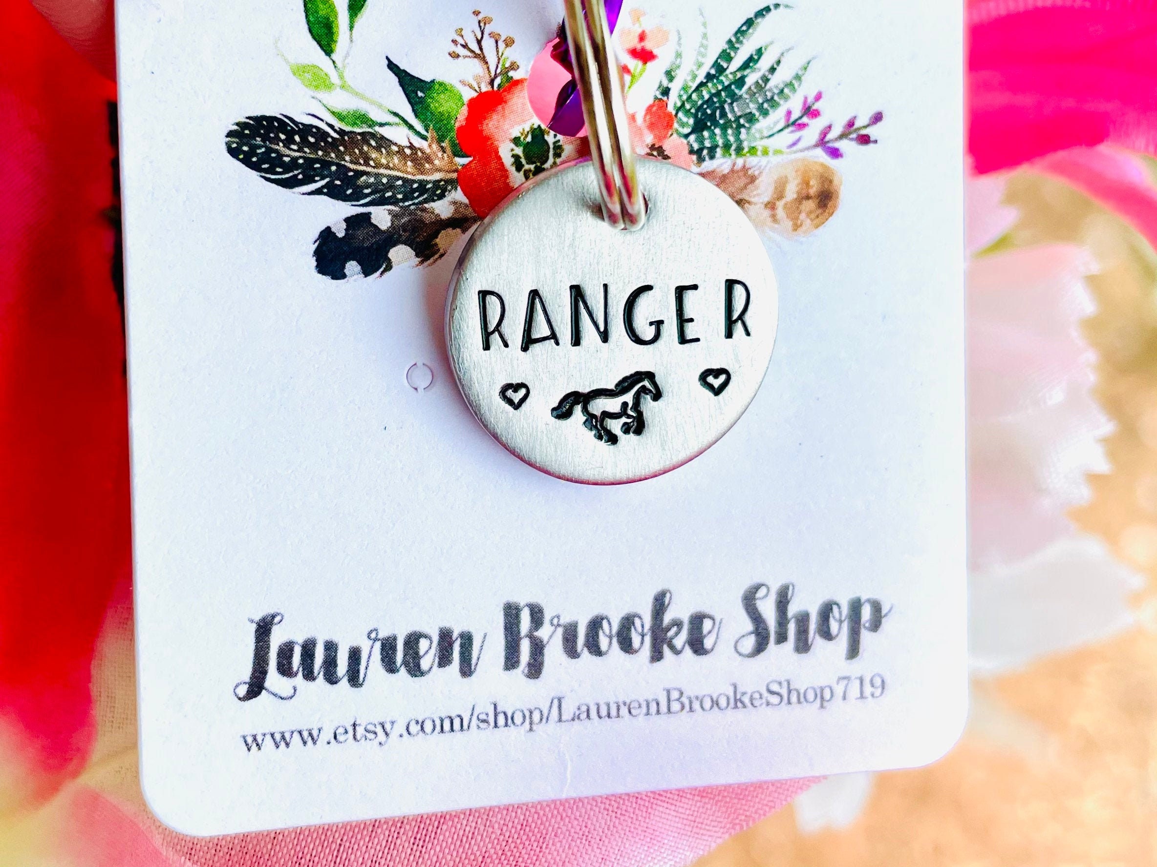 Horse Name Tag/Horse Tag/Horse Gifts/Bridle Charm/Horse Bridle Etsy