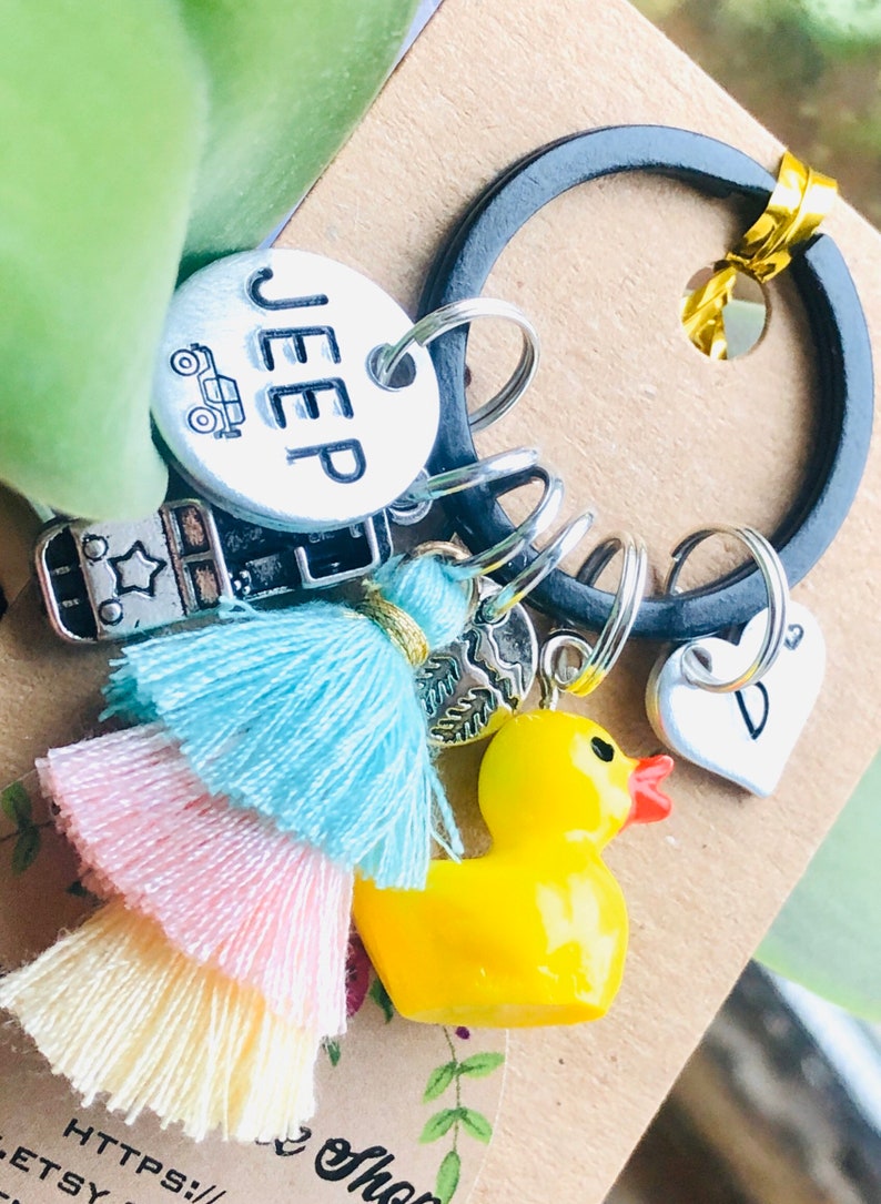 Duck Charm/jeep Duck Keychain/jeep Wrangler Accessories/jeep Etsy