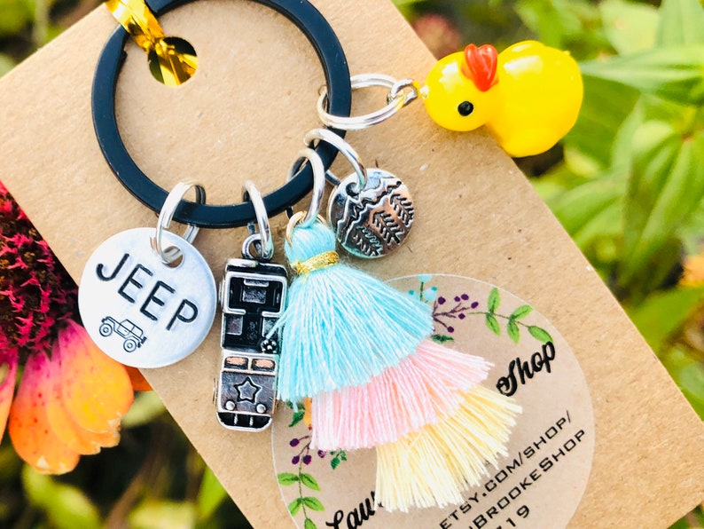 Jeep Duck Keychain/Jeep Wrangler Accessories/Jeep Etsy