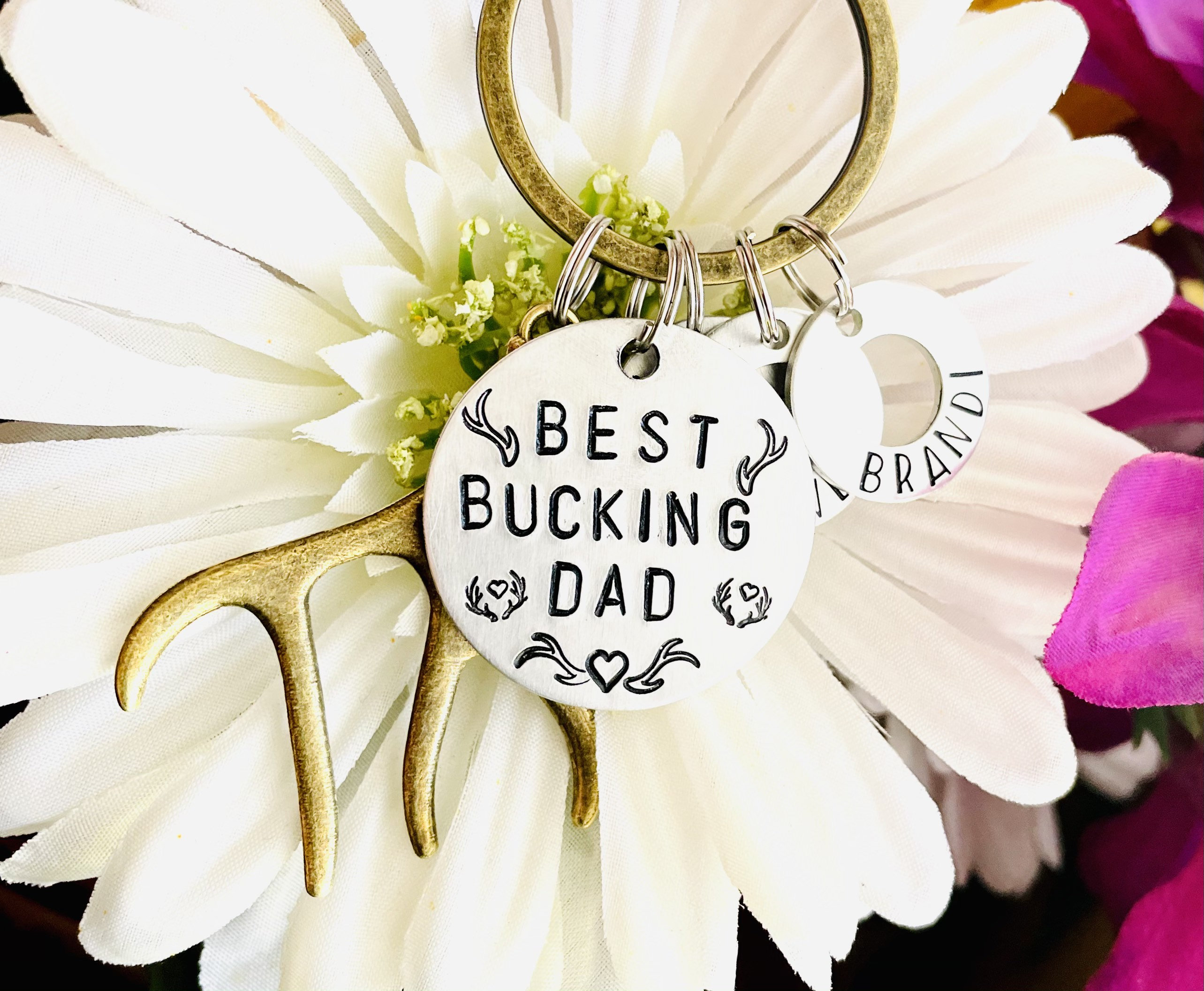 Dad Keychain/dad Gift/father Gift/dad Birthday Gift/hunting Etsy