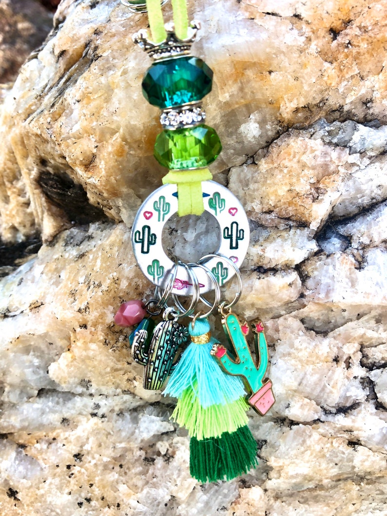 Rear View Mirror Accessories/cactus Car Accessories/rear View Etsy