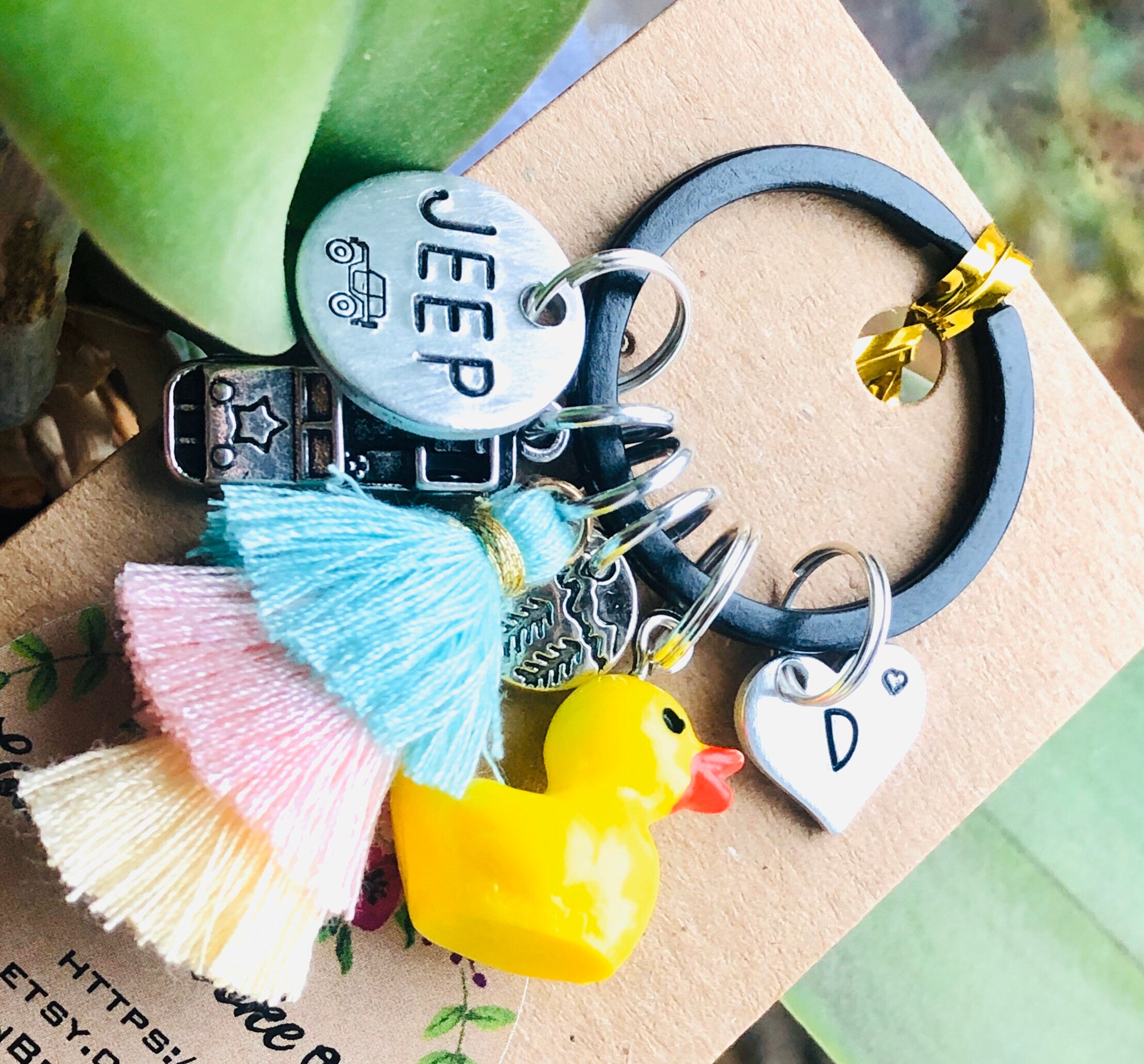 Duck Charm/Jeep Duck Keychain/Jeep Wrangler Accessories/Jeep Etsy