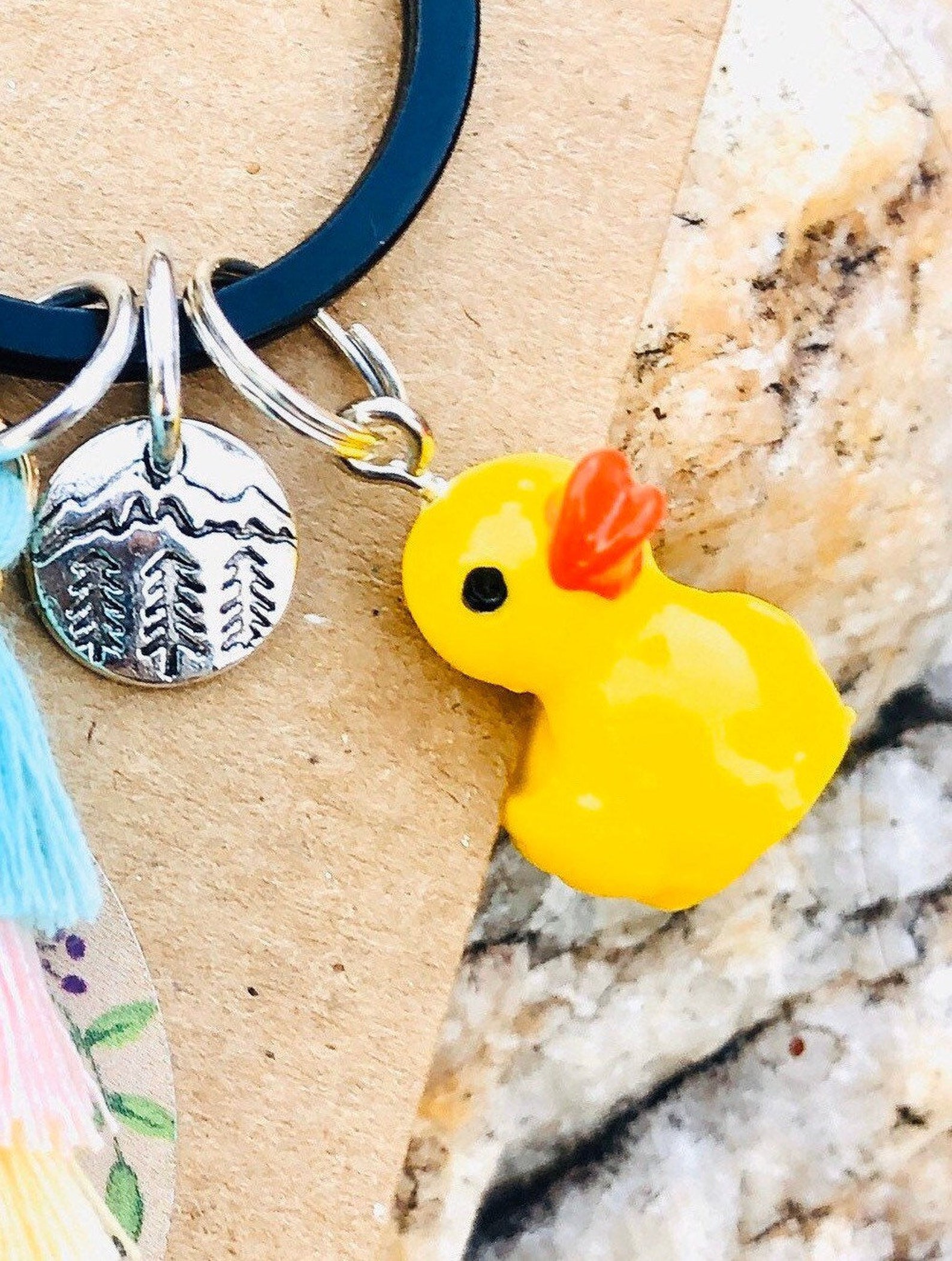 Duck Charm/jeep Duck Keychain/jeep Wrangler Accessories/jeep Etsy