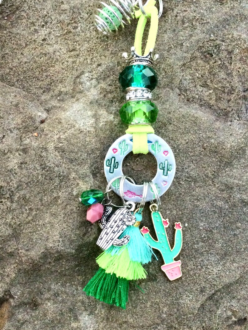 Rear View Mirror Accessories/cactus Car Accessories/rear View Etsy