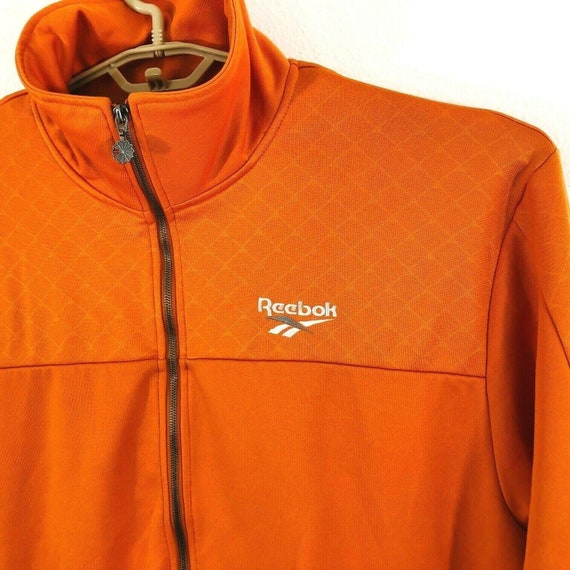 reebok orange jacket
