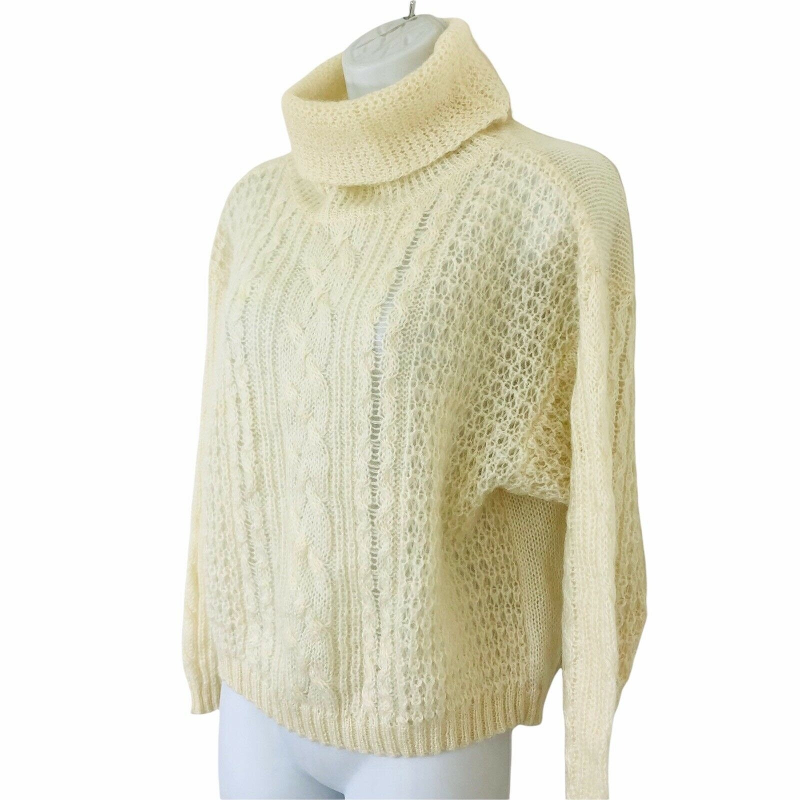 Ivory Mohair Sweater - Etsy