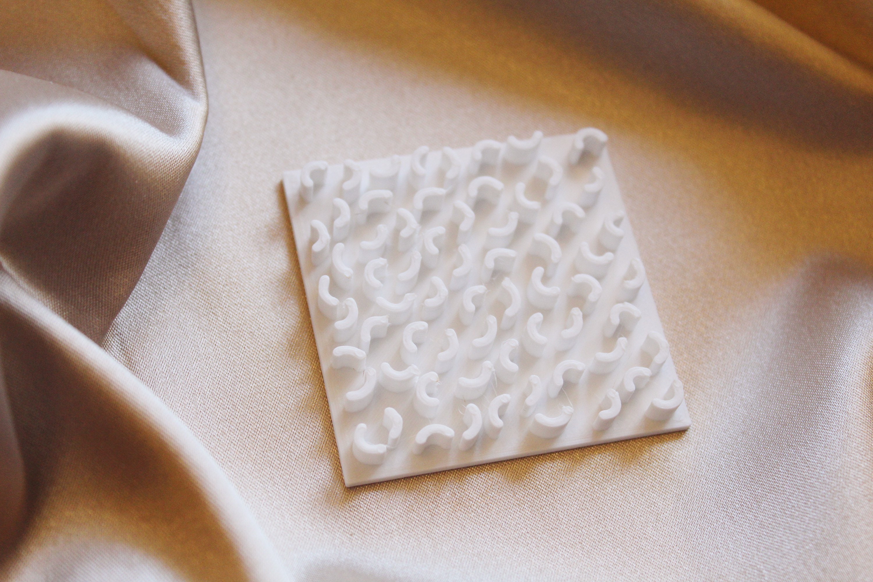 Wobbly Polymer Clay Stamp Texture Sheet Organic Shapes Etsy