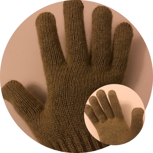 Mongolian camel wool gloves