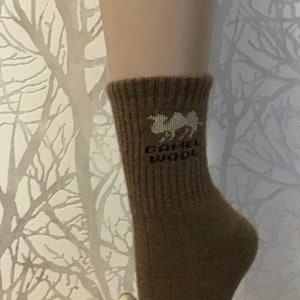Warm socks in 100% camel wool