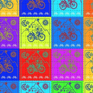Arte psichedelica su carta assorbente // POLYKOLOR Albert Hofmann Bike Ride // 500 risultati 21,5 cm x 17,5 cm aka POLY#16