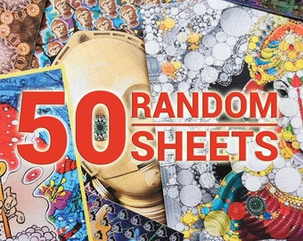 SURPRISE PACK | 50 random Blotter Art Sheets