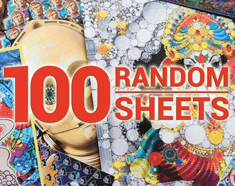 SURPRISE PACK | 100 random blotter art sheets