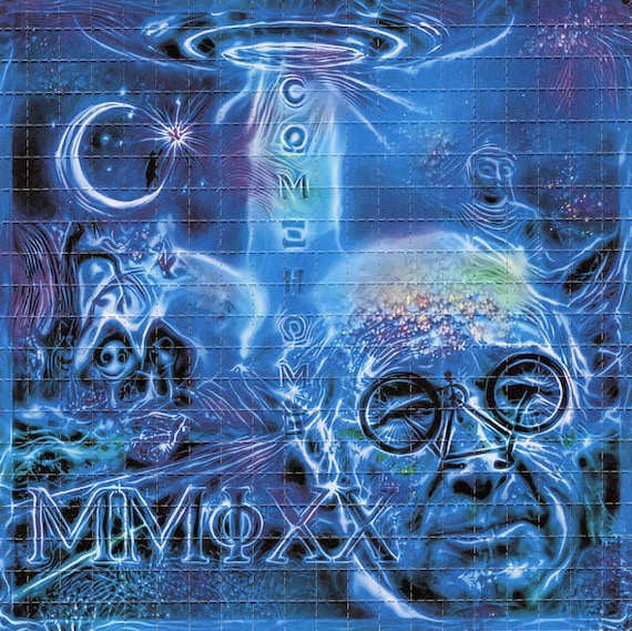 psychedelic goa acid artwork ॐ ALBERT HOFMANN OPEN AIR ॐ hexagon blotter art