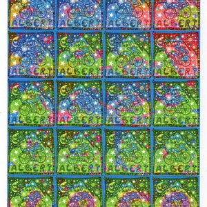 Arte psichedelica su carta assorbente // A18BERT HOFMANN // 500 risultati 21,5 cm x 17,5 cm aka A18B#5