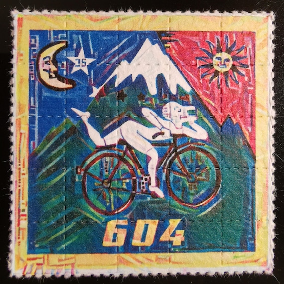 アルバート・ホフマン 自転車の日 604 ブロッターアート // 25 ヒット