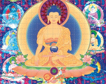 Psychedelic Blotter Art // BUDDHA ॐॐ 20 | 8 uddha ॐॐ // 500 hits 21.5 cm x 17.5 cm aka B18#35