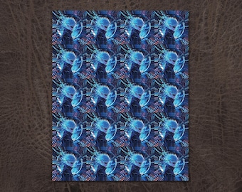 blotter art SATORU GOJO jujustu kaisen double faced 20x25 (500 total)