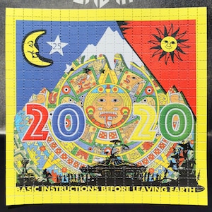 Psychedelic Blotter Art // ALBERT HOFMANN 2012=2020 // 30x30 hits 19 x 19 cm aka AH20#15