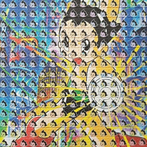 Psychedelic Blotter Art // ASTROBOY bifacciale // 500 visualizzazioni 21,5 cm x 17,5 cm aka ASTRO#1
