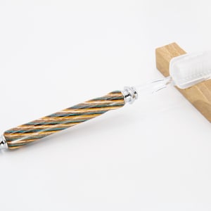 Colorful wooden toothbrush