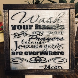 6&quot; Custom Inscription Tile with Handmade Boarder