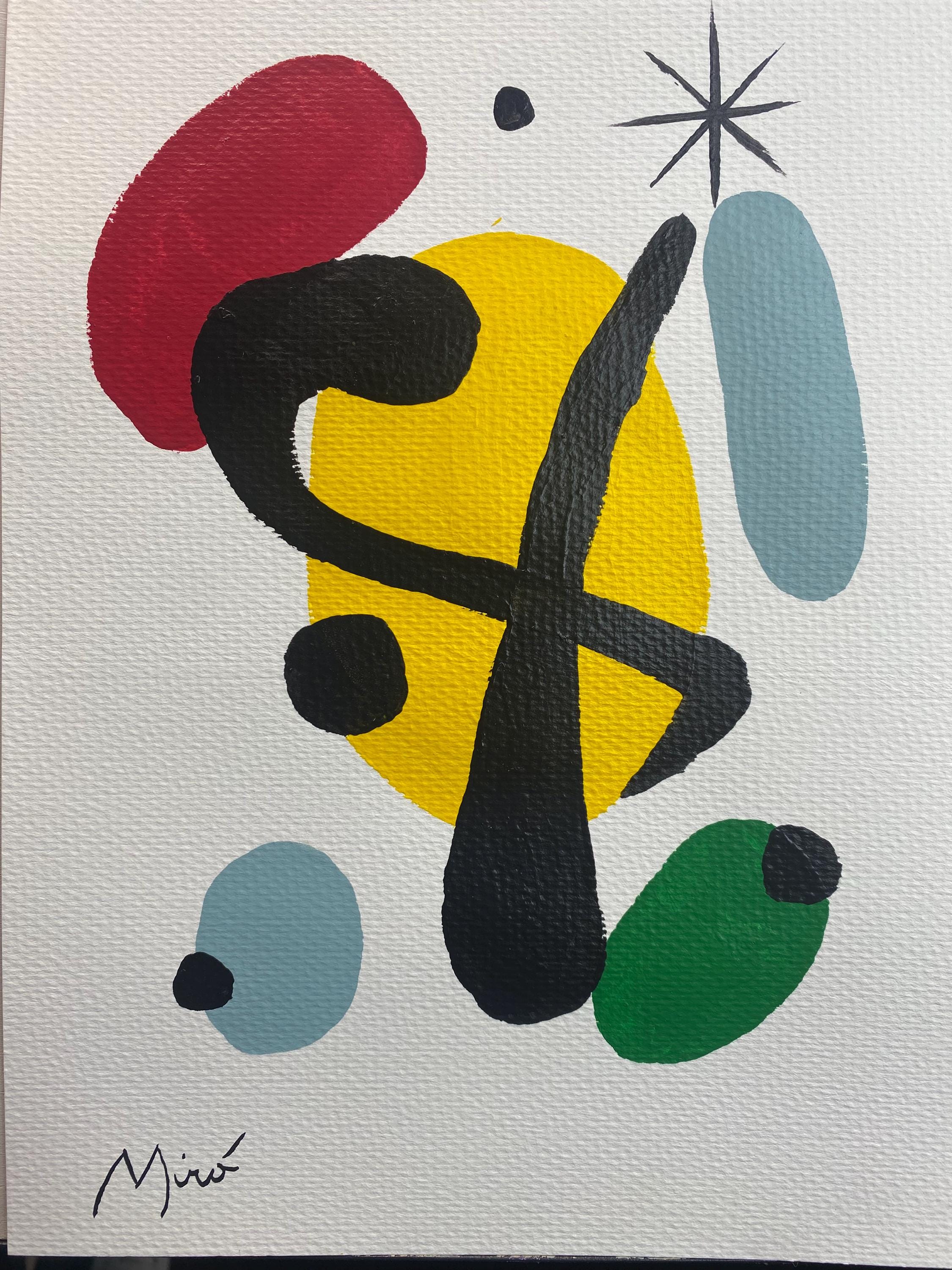 Signed Joan Miro - Etsy