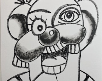 George Condo, Original, Signed, drawing, painting, art, artwork, Pop art, Picasso style, graffiti, Condo