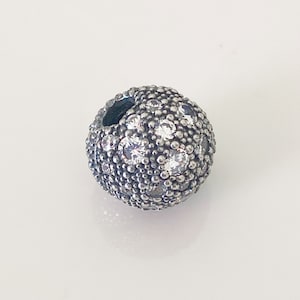Retired Pandora Cosmic Stars Clip with Green and Teal