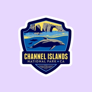 Channel Islands National Park Sticker, National Park Badge Stickers, National Park Prints