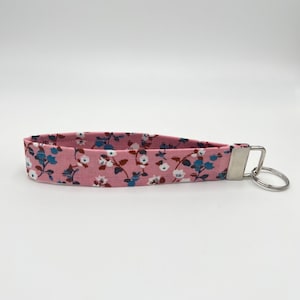 Pink Floral Vine Schlüsselanhänger Armband, Schlüsselanhänger Schlüsselband, Retro Schlüsselanhänger, Y2K, Handmade
