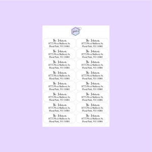 Custom Address Labels, Return Address Stickers, Personalized Address Labels, Return Mailing Stickers, Envelope Labels