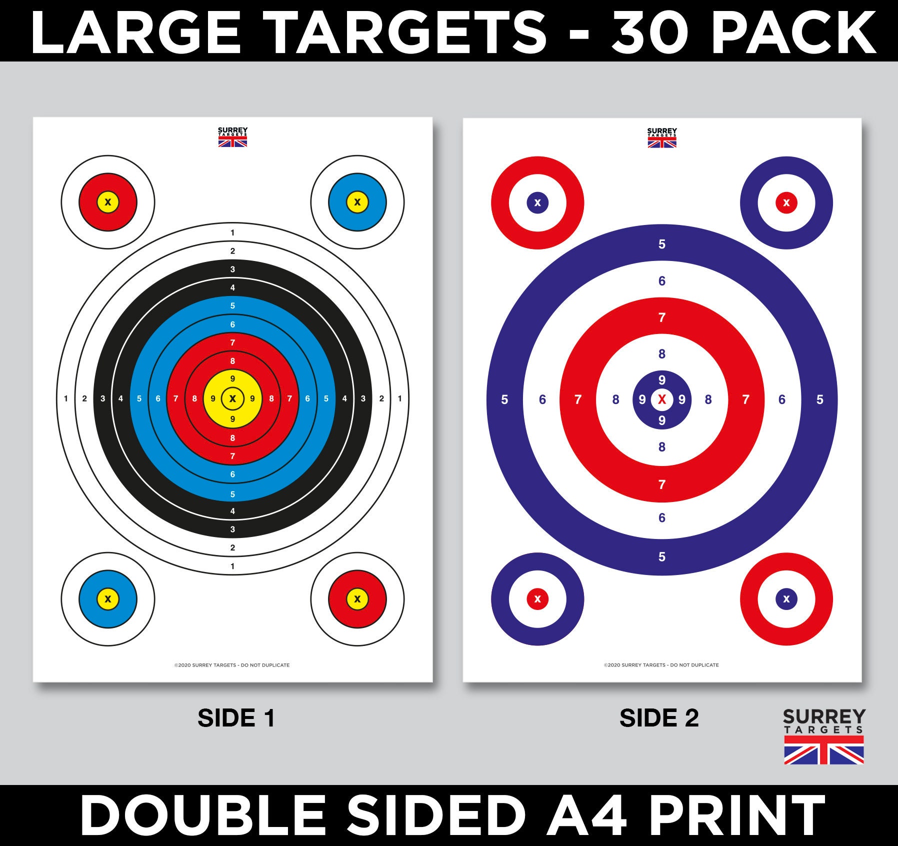 shooting targets a4