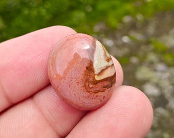Polychrome Jasper Cabochon, Natural Desert Gemstone