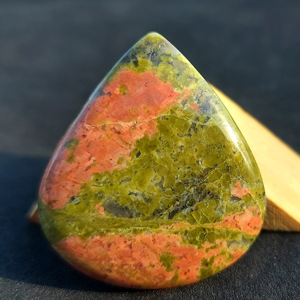 Unakite Gemstone Cabochon, Natural Unakite Oval Cabochon, Beautiful Stone For Jewelry Use
