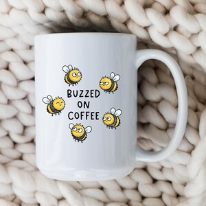 Cute Bumble Bee Mug • Save the Bees Coffee Cup • Bee Lover Gift • Earth Day Mug • Nature Lover Drinkware