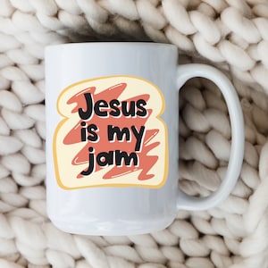 Jesus Mug Gift for Her Funny Christian Gift Coffee Cup Religious Inspirational Faith Mug for Women Bible Study