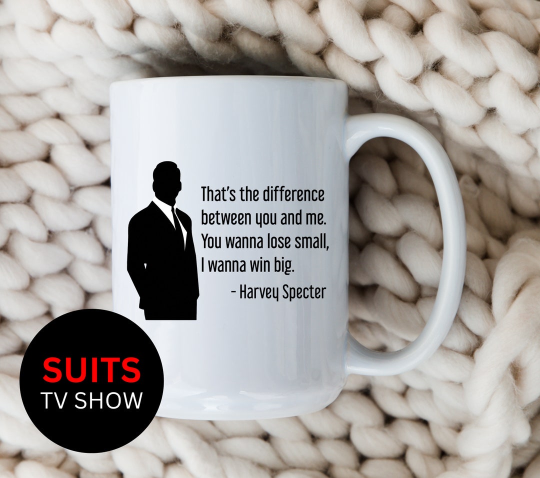 Harvey Specter Mug Suits TV Show Coffee Cup for Suits Fan Gift Legal