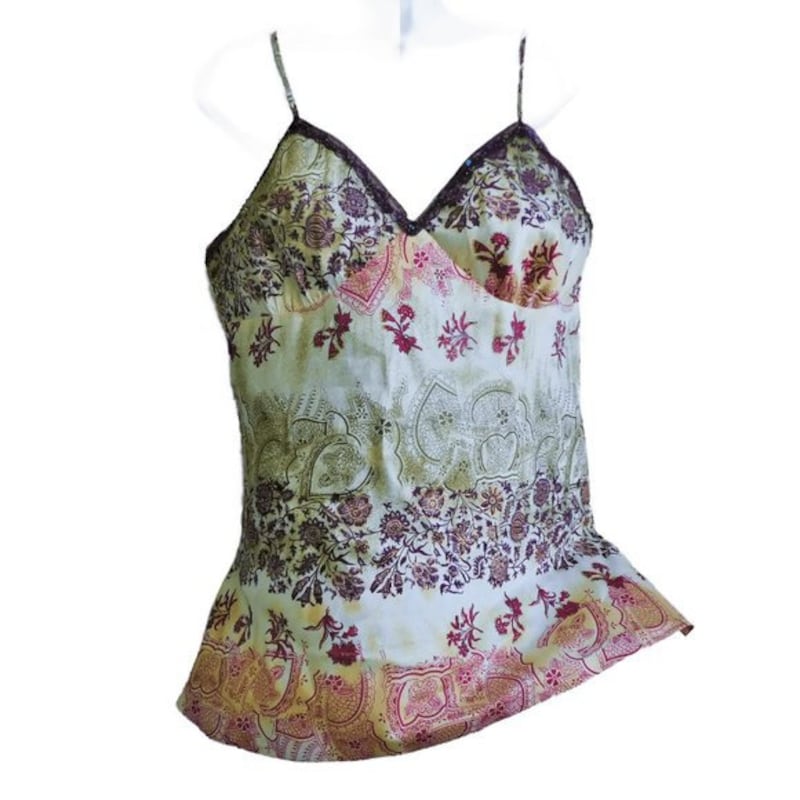 Y2K Pearl Print Cami (XS)
