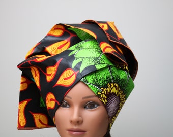 Chemo Head Wrap, Tribal Head Wrap, Headwrap, Cancer Wrap