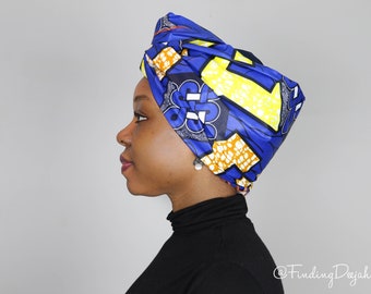 Fascia per la testa, fascia per turbante, fascia per la testa di Ankara, fascia per capelli, fascia per la chemio